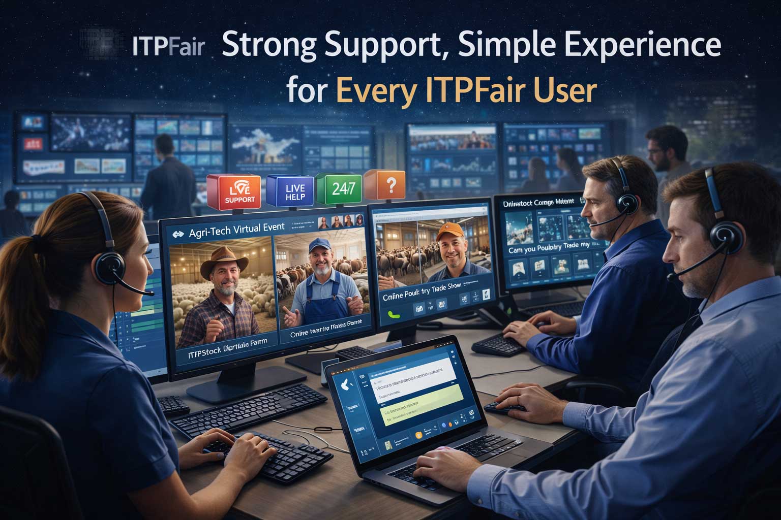 Strong Support, Simple Experience for Every ITPFair User, A Virtual Exhibition Backed by a Professional Support Team